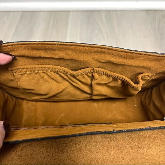 Patricia Nash Purse Women’s Champaign Winter Bloom Floral Leather Crossbody NWT - Picture 10 of 16